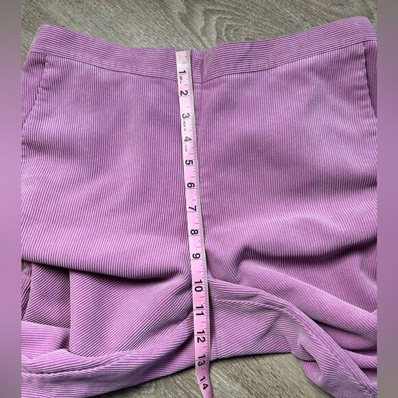 ALFRED DUNNER | Pink Purple Corduroy Pull On Pants Elastic Size 10 Petite - Picture 6 of 8